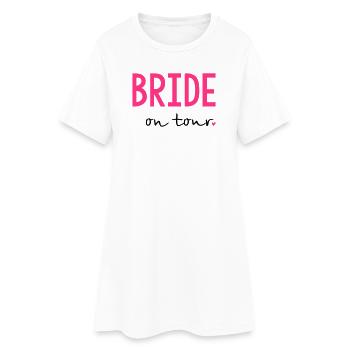Bride on tour partie de poule - Robe T-shirt Femme - blanc - Devant