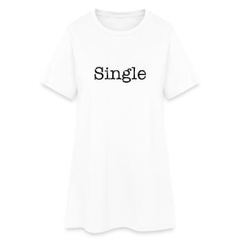 unique - Robe T-shirt Femme - blanc - Devant