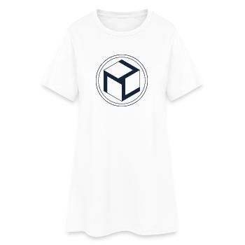 Symbole antahkarana, géométrie sacrée - Robe T-shirt Femme - blanc - Devant