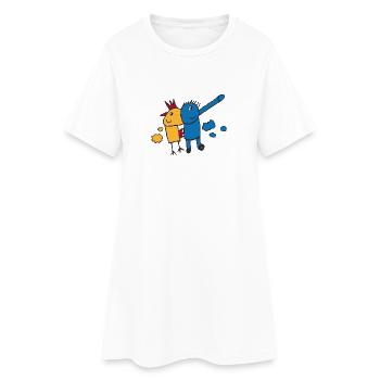 Gallifant - Women’s T-Shirt Dress - white - Front