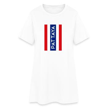 Pattaya Thaïlande Souvenir Shirt Souvenir de vacances - Robe T-shirt Femme - blanc - Devant