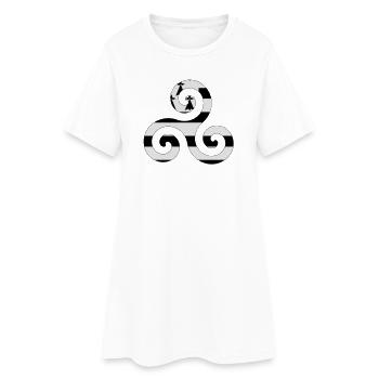 Bretagne ! - Robe T-shirt Femme - blanc - Devant