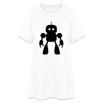I Robot - Robe T-shirt Femme - blanc - Devant