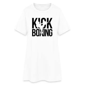 boxe kick boxing - Robe T-shirt Femme - blanc - Devant