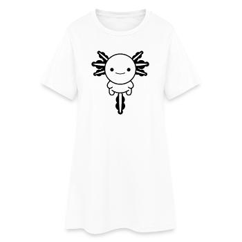 axolotl - Women’s T-Shirt Dress - white - Front