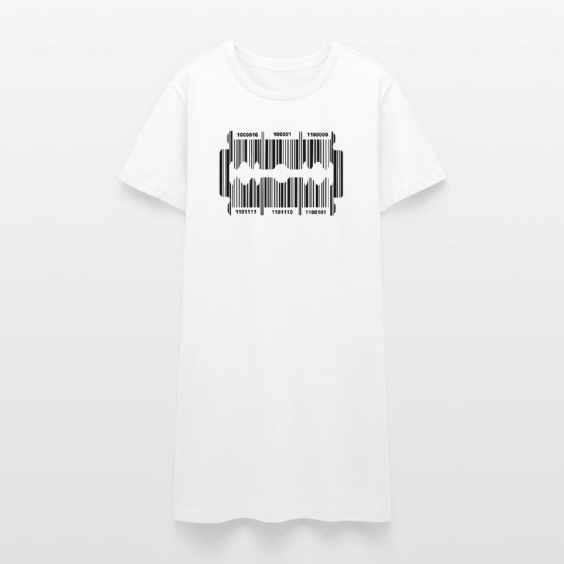 Razor blade with secret code Women’s T-Shirt Dress