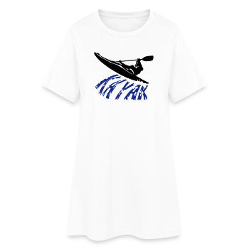 kayak - Women’s T-Shirt Dress - white - Front