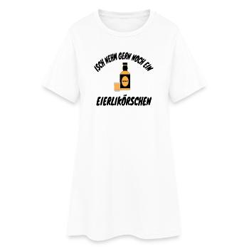J’aime bien prendre une autre liqueur d’oeufs - Robe T-shirt Femme - blanc - Devant