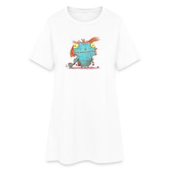 Le Monstre - Maman - T-shirt - Robe T-shirt Femme - blanc - Devant