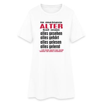 dans mon âge ... - © roil - Robe T-shirt Femme - blanc - Devant