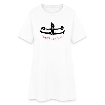 cheerleading - Women’s T-Shirt Dress - white - Front