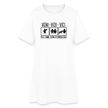 Wedding Marriage Marriage Relationship Cliche Funny Fun - Women’s T-Shirt Dress - white - Front