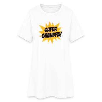 Super Grandpa ! - Robe T-shirt Femme - blanc - Devant
