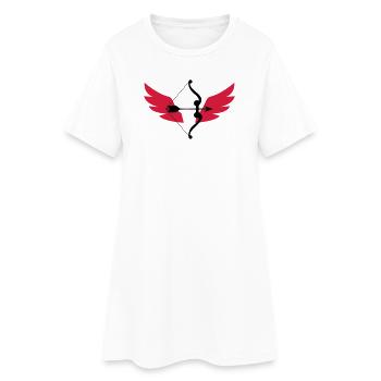 Archery / Bogenschießen / Tir à l'arc - Robe T-shirt Femme - blanc - Devant