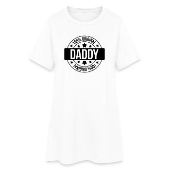 Daddy 100% Original - Robe T-shirt Femme - blanc - Devant