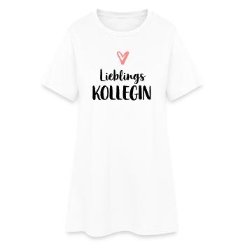 Lieblings Kollegin Beruf Arbeit Freundschaft - Frauen T-Shirt-Kleid - Weiß - Vorne