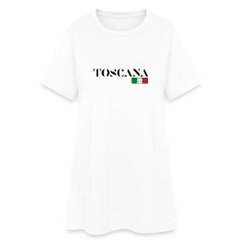 TOSCANE TOSCANE ITALIE VACANCES ÎLE (b) - Robe T-shirt Femme - blanc - Devant