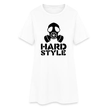 hardstyle - Robe T-shirt Femme - blanc - Devant