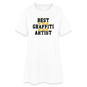 Graffiti / Tag / Writer / Street Art / Graff - Women’s T-Shirt Dress - white - Front