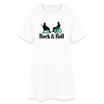 Rock n Roll 2clr New - Robe T-shirt Femme - blanc - Devant