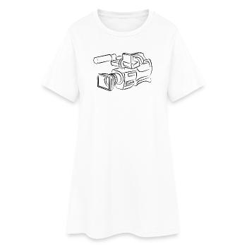 film cinéma - Robe T-shirt Femme - blanc - Devant