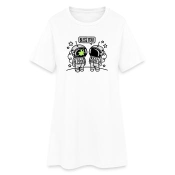 Bless you! - Robe T-shirt Femme - blanc - Devant