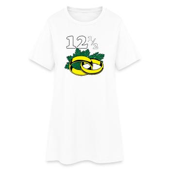 Mariage persil , 12,5 ans anniversaire de mariage (25) - Robe T-shirt Femme - blanc - Devant