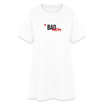 Cadeau de mauvaise maman pour la fête des mères - Robe T-shirt Femme - blanc - Devant