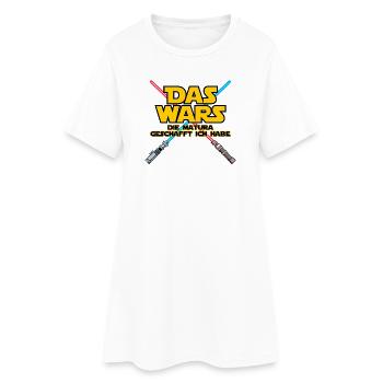 Das Wars Spruch Matura Geschafft Schulabschluss - Frauen T-Shirt-Kleid - Weiß - Vorne