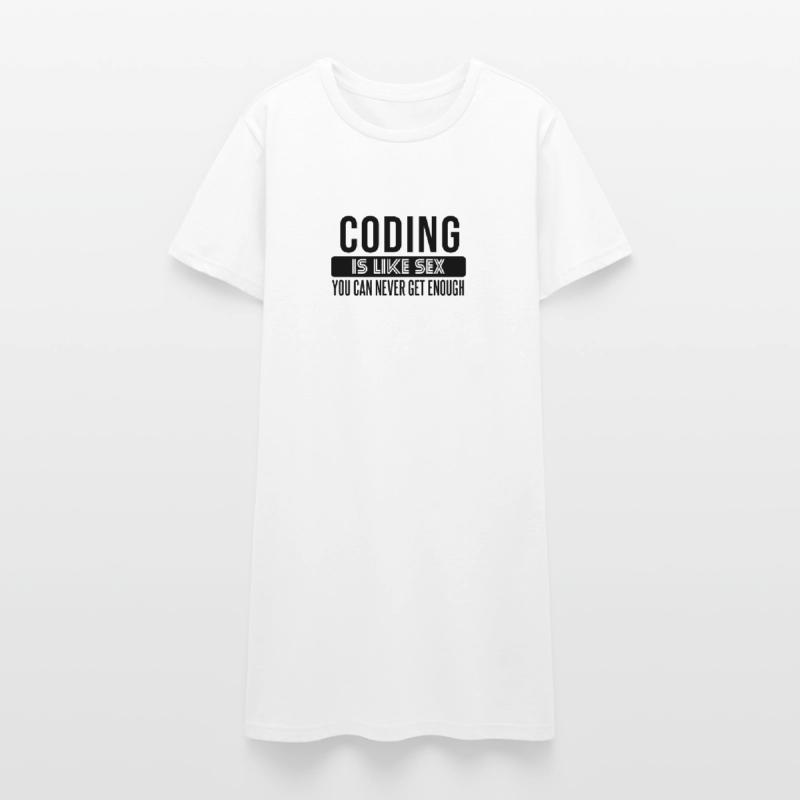 Coding Statement – Provocative Developer Design Women’s T-Shirt Dress