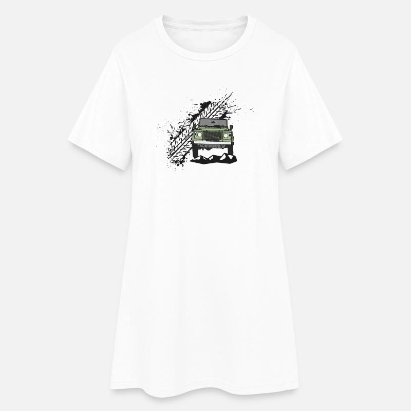 Defender Splash Front - Robe T-shirt Femme - blanc