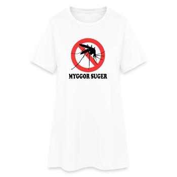 Mosquitoes suck - Women’s T-Shirt Dress - white - Front