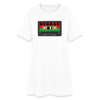 Reggae Music Reggae Music Jam Reggaeton Ragga Jah - Robe T-shirt Femme - blanc - Devant