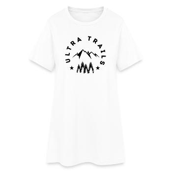 Ultra Trails - Robe T-shirt Femme - blanc - Devant