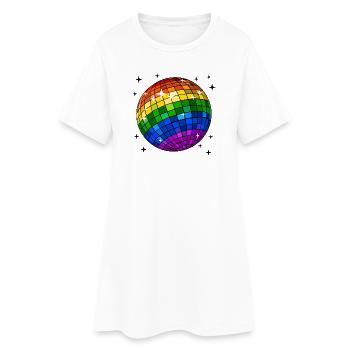 Lesbiennes gay la fierté mariage lgbt csd gay - Robe T-shirt Femme - blanc - Devant