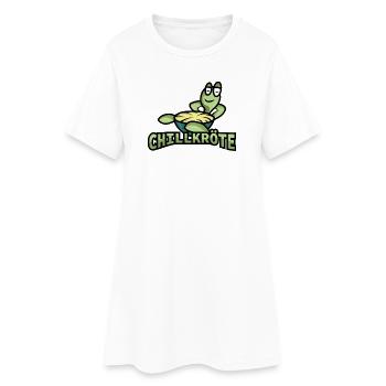 Schildkröte Schildkröten Kröte Panzer Kinder - Frauen T-Shirt-Kleid - Weiß - Vorne