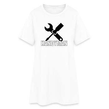 Handyman 🔨 - Robe T-shirt Femme - blanc - Devant