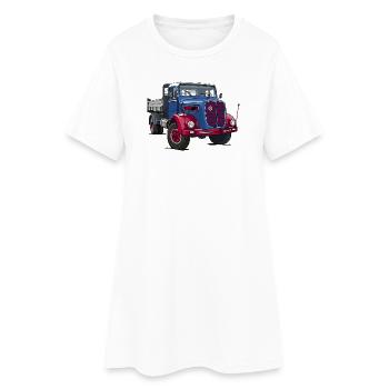 Camion oldtimer - Robe T-shirt Femme - blanc - Devant
