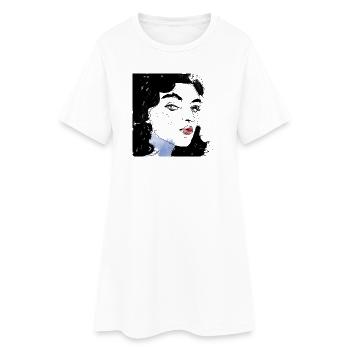 Art - Robe T-shirt Femme - blanc - Devant