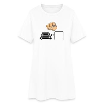 Thou Doest Not Spur - Women’s T-Shirt Dress - white - Front
