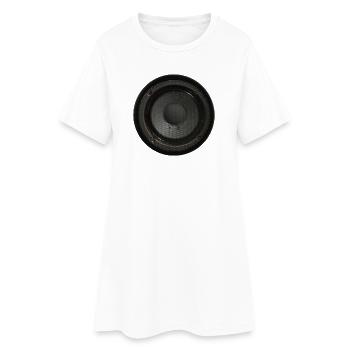 Haut-parleur De boîte à lettres - Robe T-shirt Femme - blanc - Devant