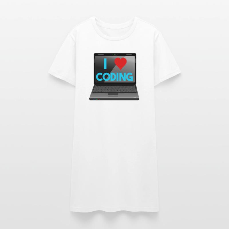 Programmieren, Programmierer, Informatiker Frauen T-Shirt-Kleid