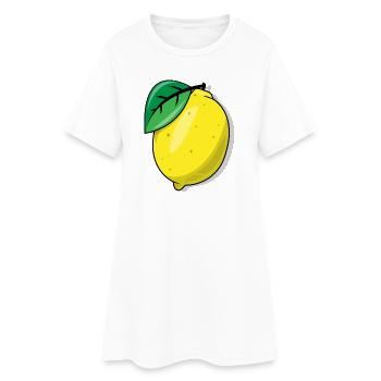 citron - Robe T-shirt Femme - blanc - Devant