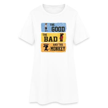 The Good The Bad The Monkey Vintage Island Geschen - Robe T-shirt Femme - blanc - Devant
