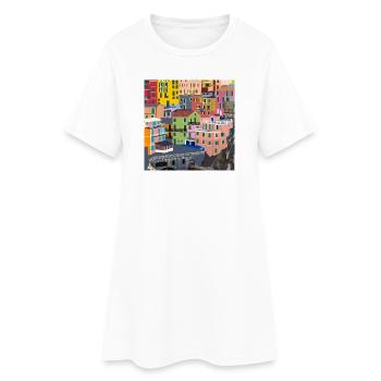 Tuscany in Italy - Women’s T-Shirt Dress - white - Front