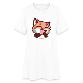 Renard Renard - Robe T-shirt Femme - blanc - Devant