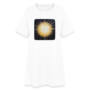 Porte des étoiles Lumière dans l’obscurité Sonja Ariel de Staden - Robe T-shirt Femme - blanc - Devant