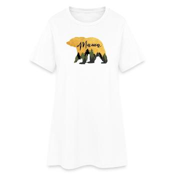 Maman Ours - Robe T-shirt Femme - blanc - Devant