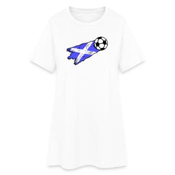 Écosse Football Fans - Robe T-shirt Femme - blanc - Devant