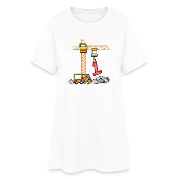 Pelle t-shirt 1 anniversaire 1 ans de garçon t-shirt - Robe T-shirt Femme - blanc - Devant